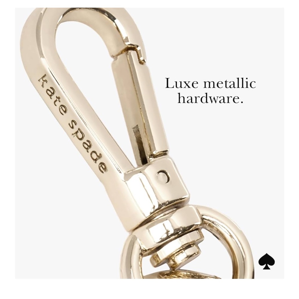 🆕 Kate Spade new york AirTag Holder w/ Gold Clip - Protective Case Tortoiseshell - Picture 5 of 7